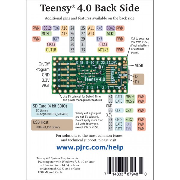Teensy 4.0 Lockable