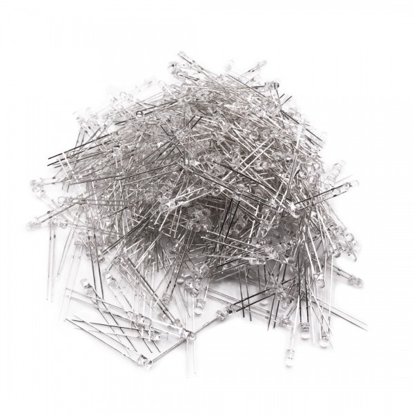 Teng Jie Blue LED - 3mm Clear - 1000 pieces Teng Jie Blue LED - 3mm Clear - 1000 pieces