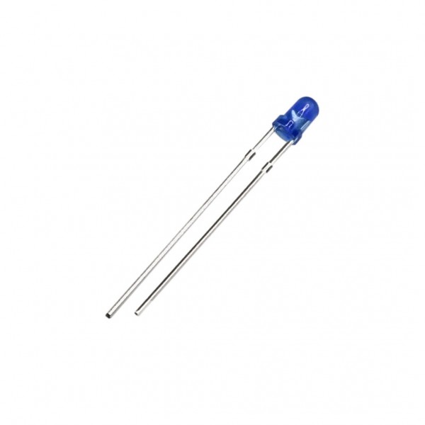 Teng Jie Blauwe LED - 3mm Diffuus