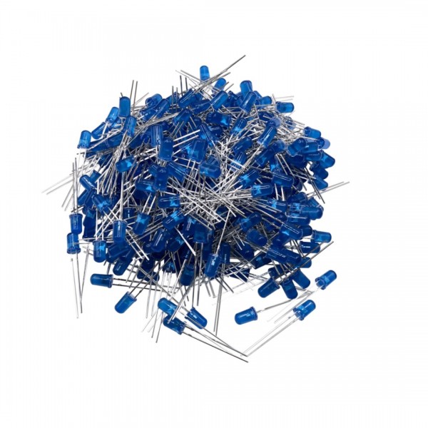 Teng Jie Blauwe LED - 5mm Diffuus - 1000 stuks