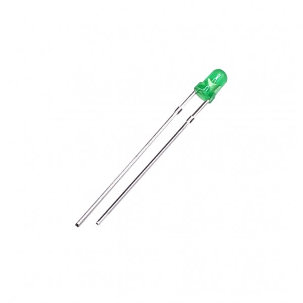 Teng Jie Green LED - 3mm Diffused