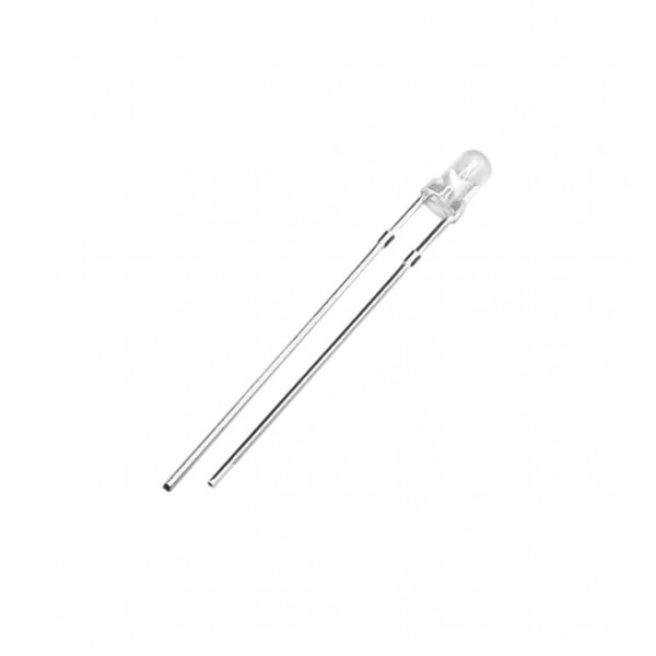 Teng Jie Red LED - 3mm Clear