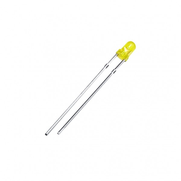 Teng Jie Yellow LED - 3mm Diffused