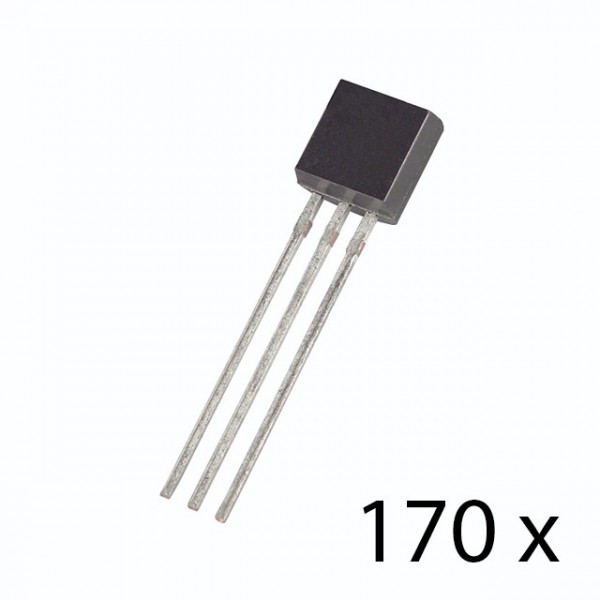 Transistor Set - TO-92 - 170 pieces