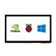 Waveshare 10.1 inch HDMI IPS-TFT-LCD (E) Display 1024*600 pixels met Capacitief Touchscreen