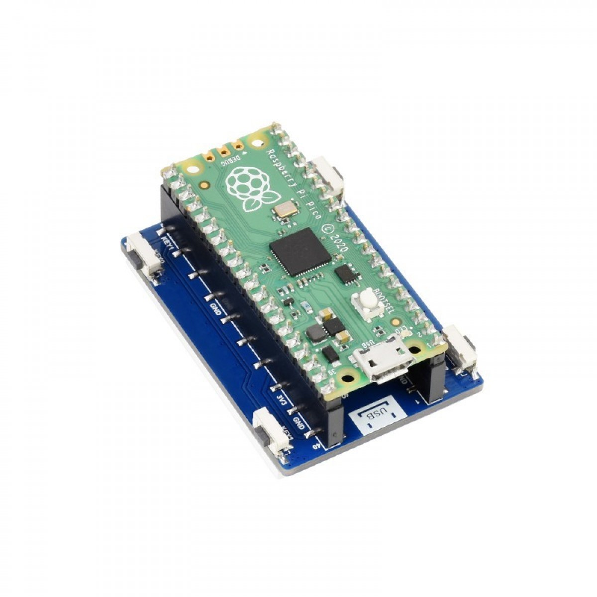 Waveshare 2 inch IPS-TFT-LCD Display - SPI - voor Raspberry Pi Pico ...