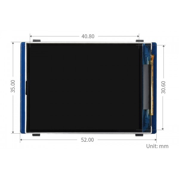 Waveshare 2 inch IPS-TFT-LCD Display - SPI - voor Raspberry Pi Pico