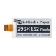 Waveshare 2.66 inch E-Ink E-Paper Display Panel - Black and White