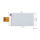 Waveshare 2.66 inch E-Ink E-Paper Display Panel - Black and White