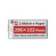Waveshare 2.66 inch E-Ink E-Paper Display (B) - 3 Colors - for Raspberry Pi Pico
