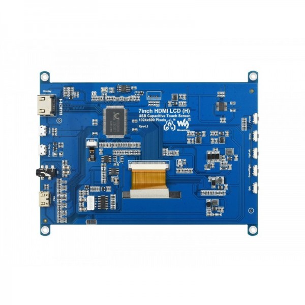 Waveshare 7 inch HDMI IPS-TFT-LCD (H) Display 1024*600 with Touchscreen