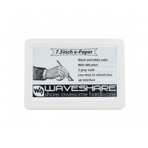 Waveshare 7.5 inch NFC-Powered E-Ink E-Paper Display