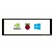 Waveshare 7.9 inch HDMI IPS-TFT-LCD Display 1280*400 Pixels with Touchscreen - Raspberry Pi Compatible