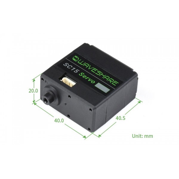 Waveshare SC15 Seriële Bus Servo - 17kg - Continuous en 180°