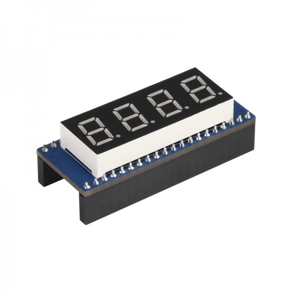 Waveshare Segment Display Module - 4 Characters - Red - for Raspberry Pi Pico