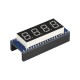 Waveshare Segment Display Module - 4 Characters - Red - for Raspberry Pi Pico