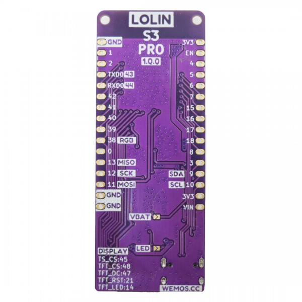 Wemos S3 Pro - ESP32-S3 - V1.0.0
