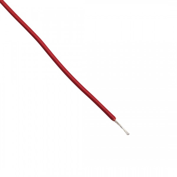 Wire - Single core - Flexible - Ø1.1mm 0.14mm2 - Red - 1m