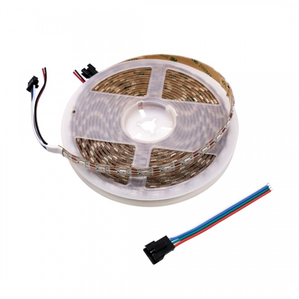 WorldSemi WS2815 Digital 5050 RGB LED Strip - IP65 - 300 LEDs 5m