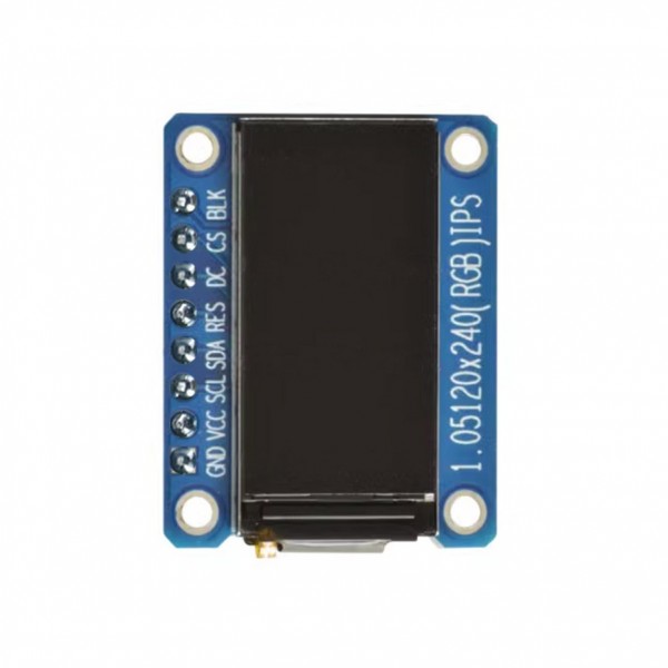 1.05 inch IPS-TFT Display 120*240 pixels - SPI - GC9A01 - 3.3V