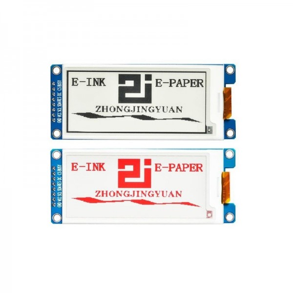 2.9 inch E-ink E-Paper Display - Zwart-Wit-Rood