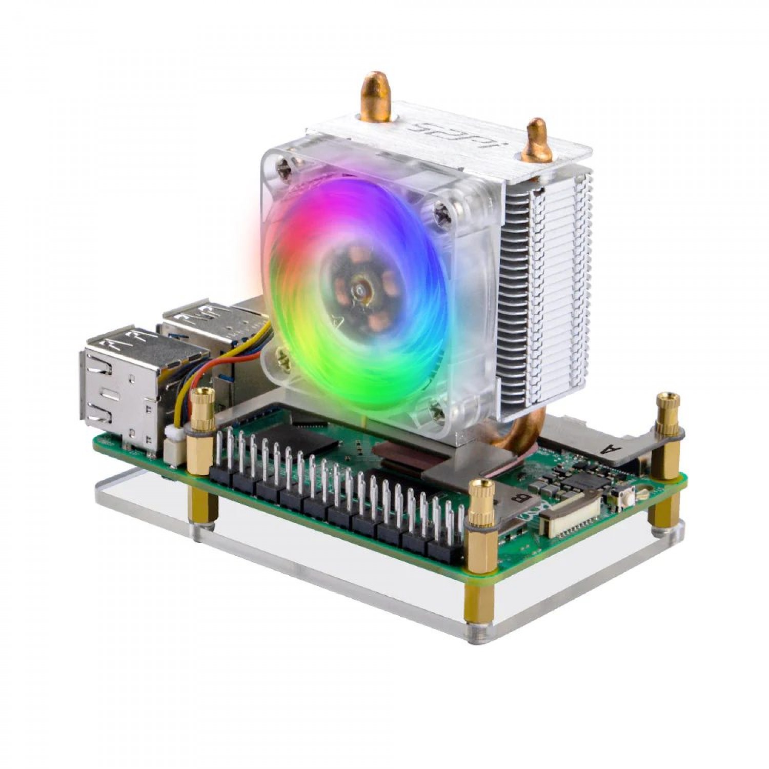 52Pi ICE Tower CPU Cooling Fan for Raspberry Pi 5 52PIZP0180