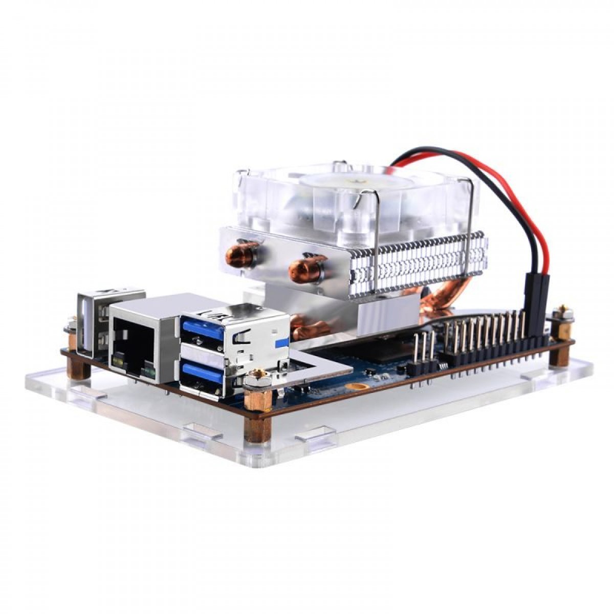 52Pi ICE Tower CPU Cooling Fan Low Profile for Orange Pi 5(B