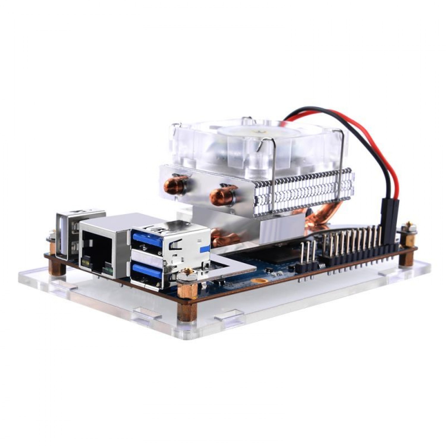 52Pi ICE Tower CPU Cooling Fan Low Profile for Orange Pi 5(B