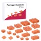 52Pi Copper Heatsink Kit - for Raspberry Pi 4B and 5 - 18 pieces
