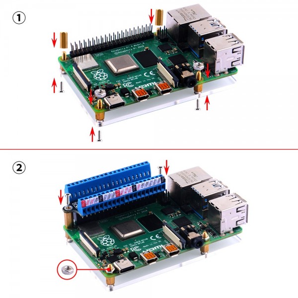 52Pi Screw Terminal Breakout Board - for Raspberry Pi