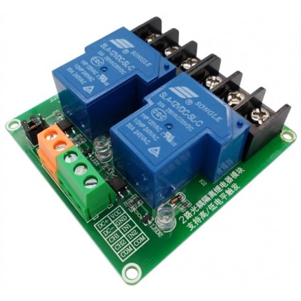5V Relay Module - Channels - High-active or Low-active - 30A