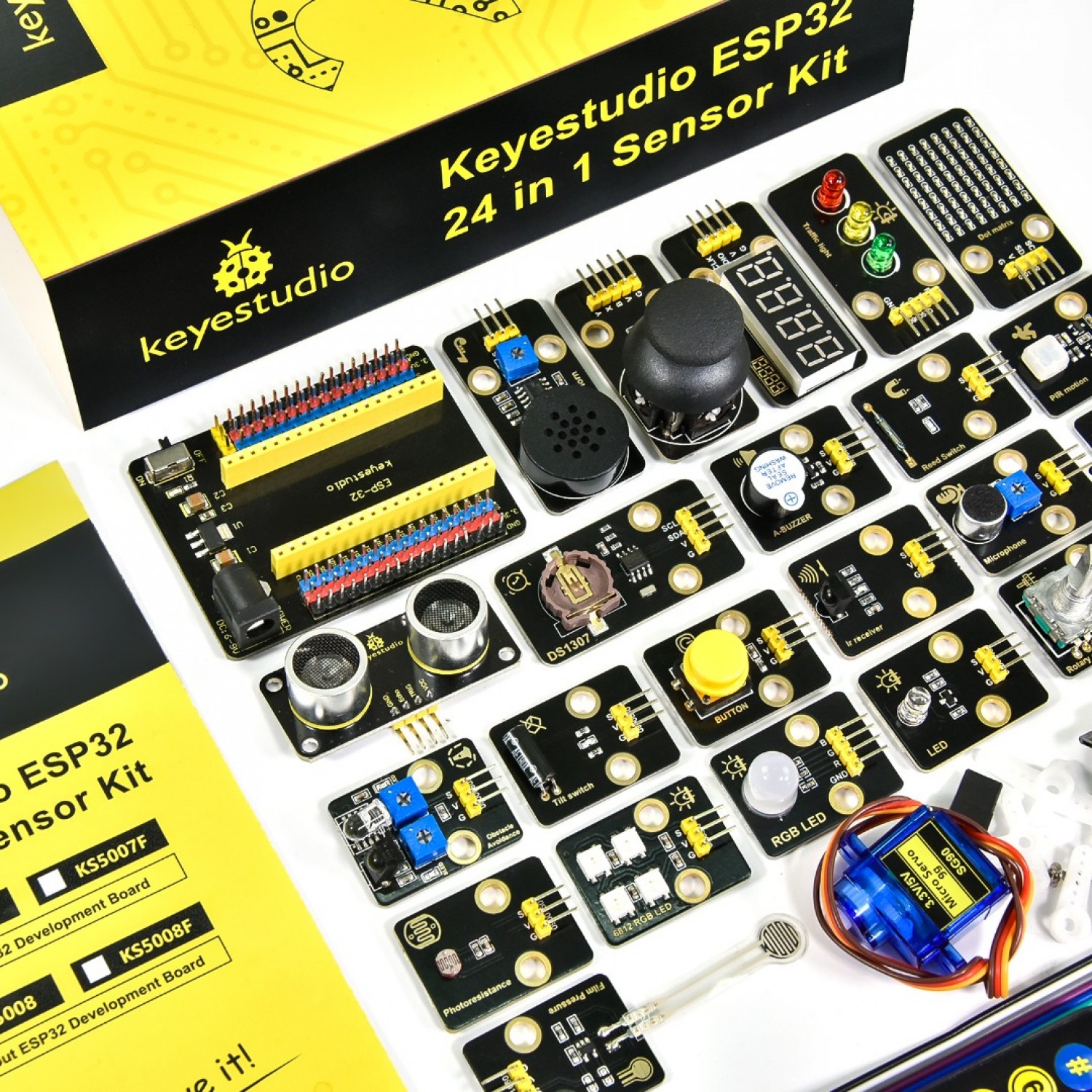 Keyestudio 24-in-1 Sensor Kit with ESP32 - KS5007