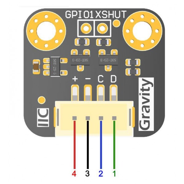DFRobot Gravity VL53L0X Time-of-Flight ToF Distance Sensor - I2C
