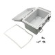 Altinkaya Hinged Enclosure 150x100x85mm - IP67 - Gray - ABS