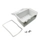 Altinkaya Hinged Enclosure 180x130x100mm - IP67 - Transparent - ABS