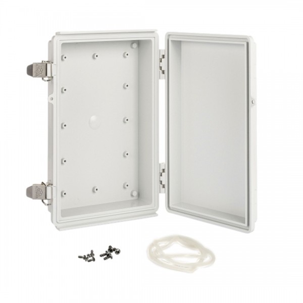Altinkaya Hinged Enclosure 300x200x80mm - IP67 - Gray - ABS