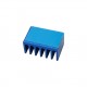Aluminum Heatsink - 16x10x8mm - Anodised Blue - with Adhesive