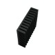 Aluminum Heatsink - 40x40x11mm- Anodised Black - with Adhesive