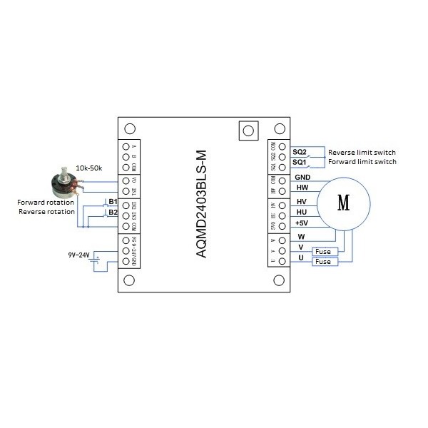 BLDC Motor Driver 9-24V - 3A
