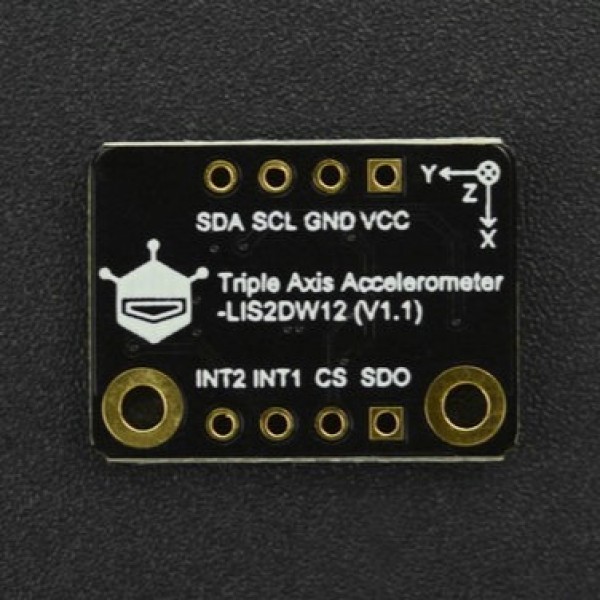 DFRobot Fermion Triple Axis Accelerometer - SPI-I2C - LIS2DW12