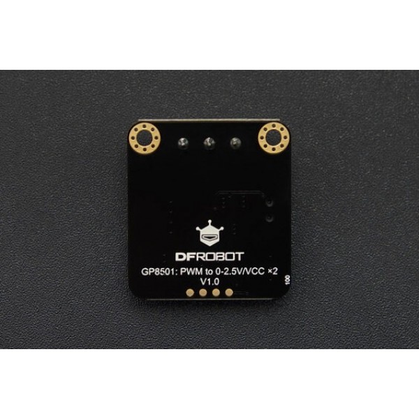 DFRobot Gravity GP8501 DAC Module - 2 Channels - 8bit - PWM - 0-2.5V/VCC