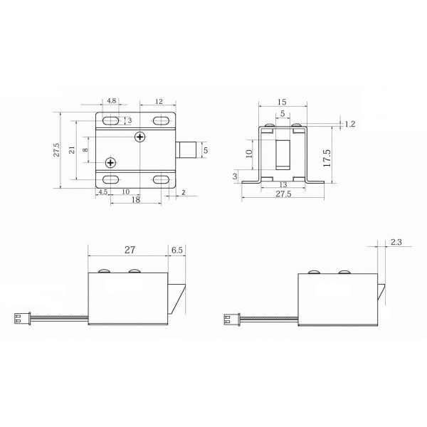 Door Solenoid LY-031 - 12V DC