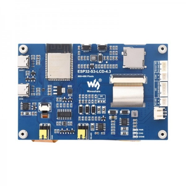 Waveshare ESP32-S3 4.3 inch Capacitive Touchscreen LCD-TFT Display Development Board Waveshare ESP32-S3 4.3 inch Capacitive Touchscreen LCD-TFT Display Development Board