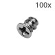 Fan Screw 5mm - 7mm Long - 100 pieces