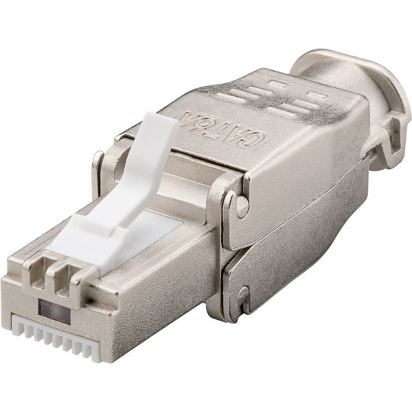 Goobay 38292 Tool-Free RJ45 Network Plug - CAT6a - STP Shielded