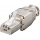 Goobay 38292 Tool-Free RJ45 Network Plug - CAT6a - STP Shielded