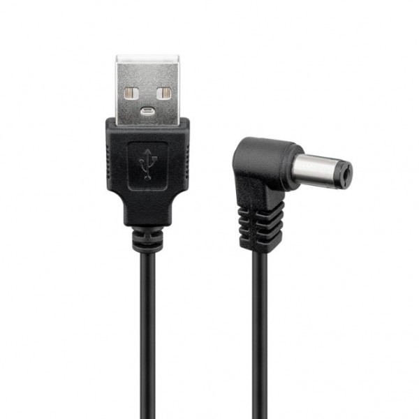 Goobay 55158 USB-A to DC Jack 5.5x2.1mm Cable - 1m