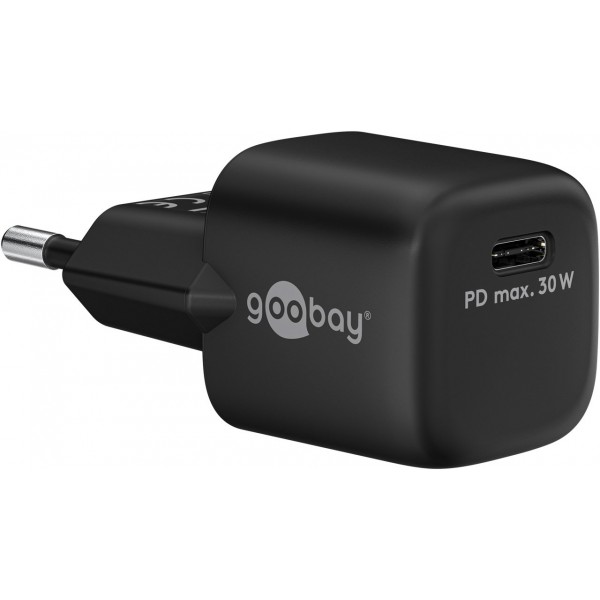 Goobay 59715 USB-C PD Snellader - 5-20V 3A 30W - Zwart