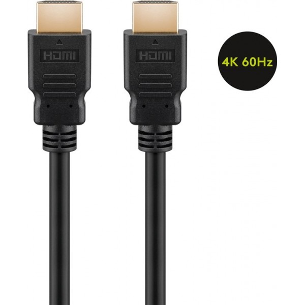 Goobay 61163 HDMI Cable 2.0 - 4K 60Hz - 10m