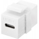 Goobay 61262 USB 3.2 Keystone Module - USB-C - White